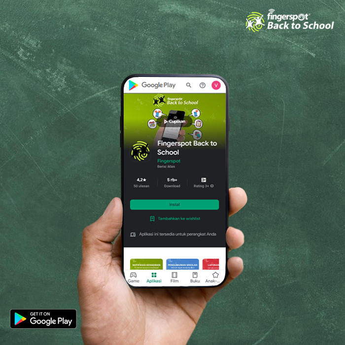 Fingerspot Back to School App